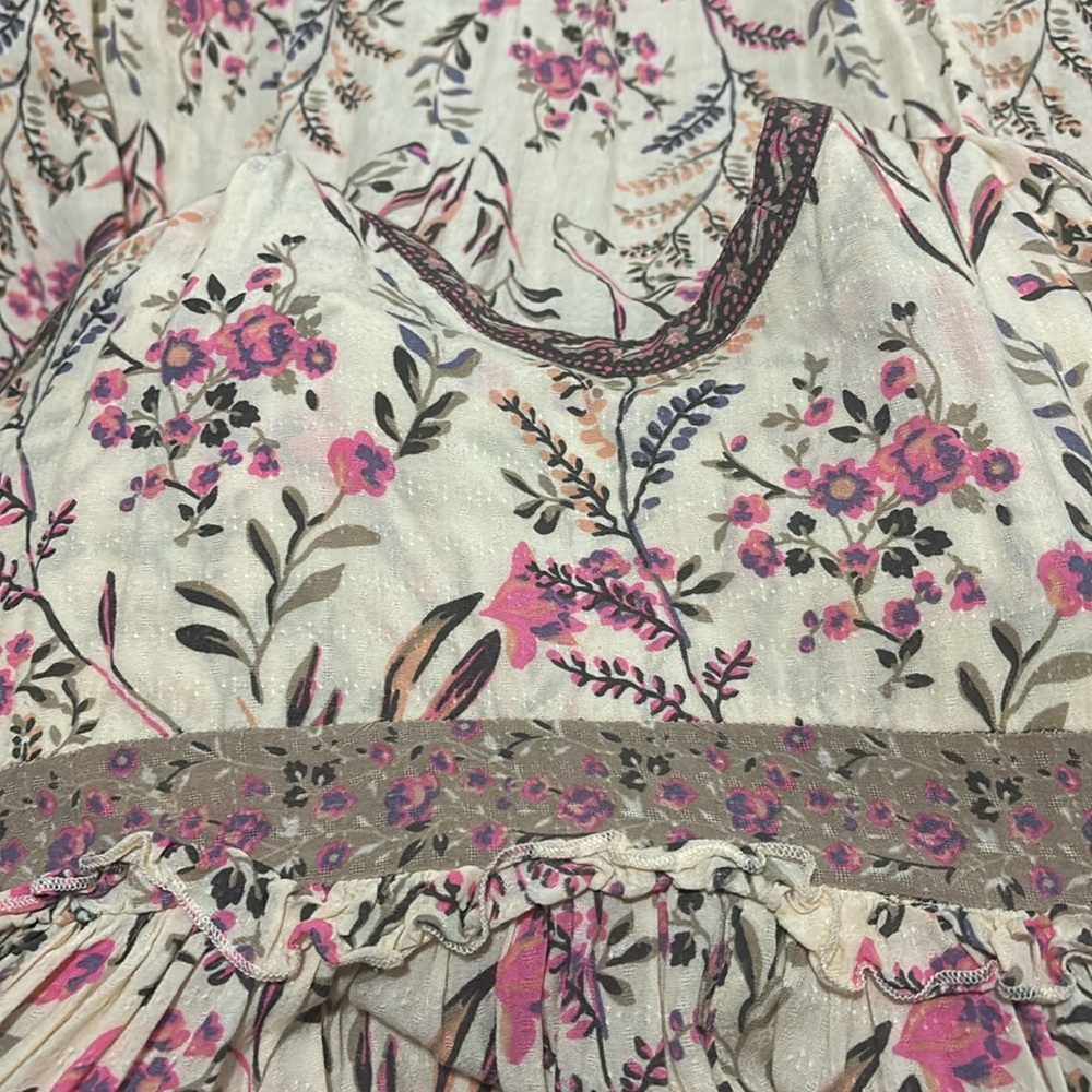 Spell & The Gypsy Collective Maisie Dress | White Pink Floral | Size XL - Picture 6 of 10